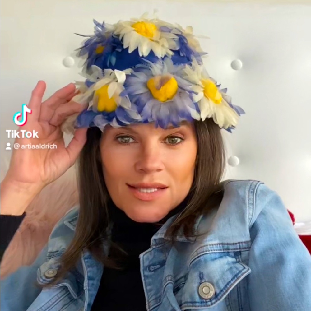 Vintage Floral Spring Hat 1950’s